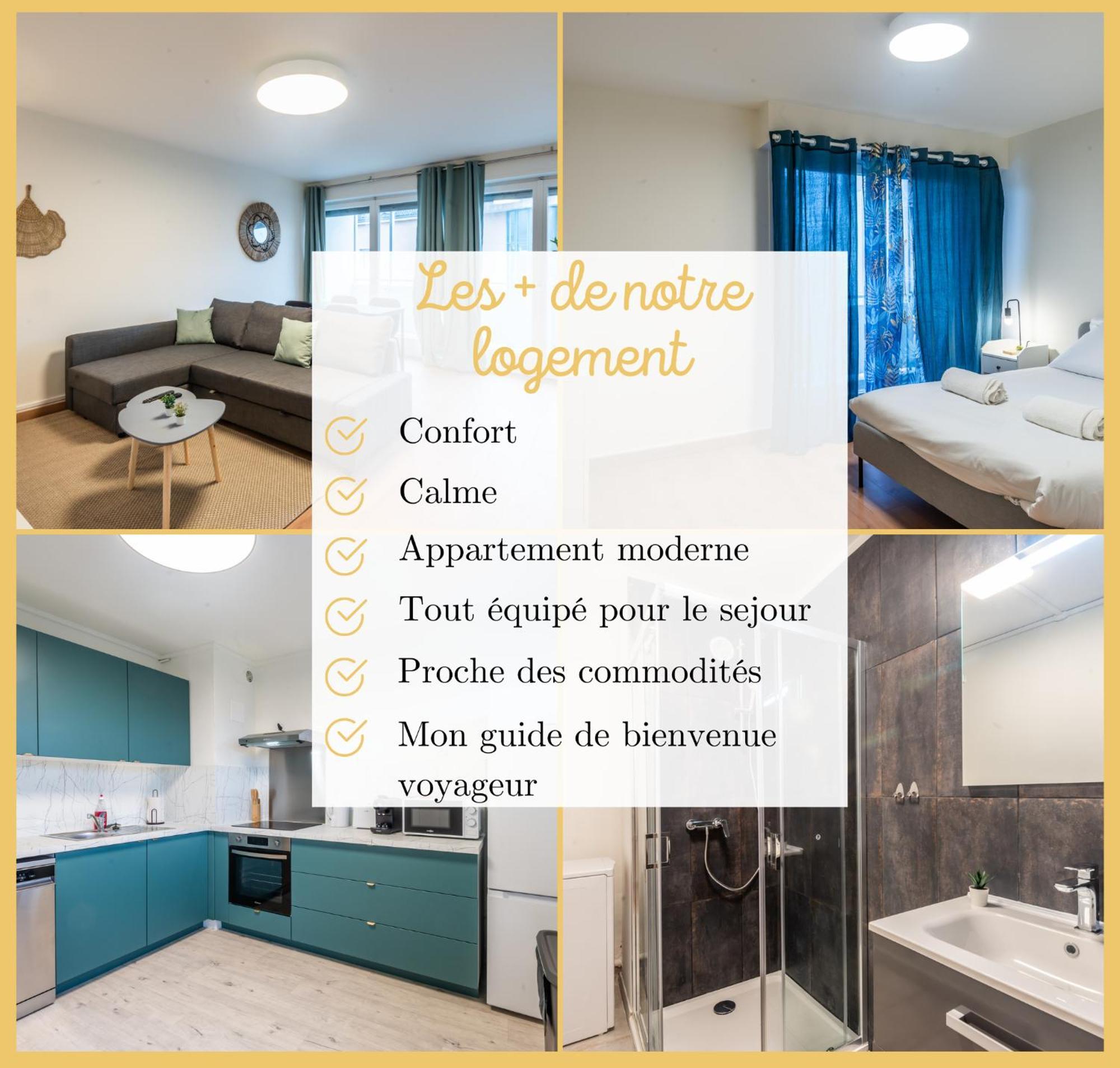 Apartament T2 I Moderne I Gaillard Zewnętrze zdjęcie